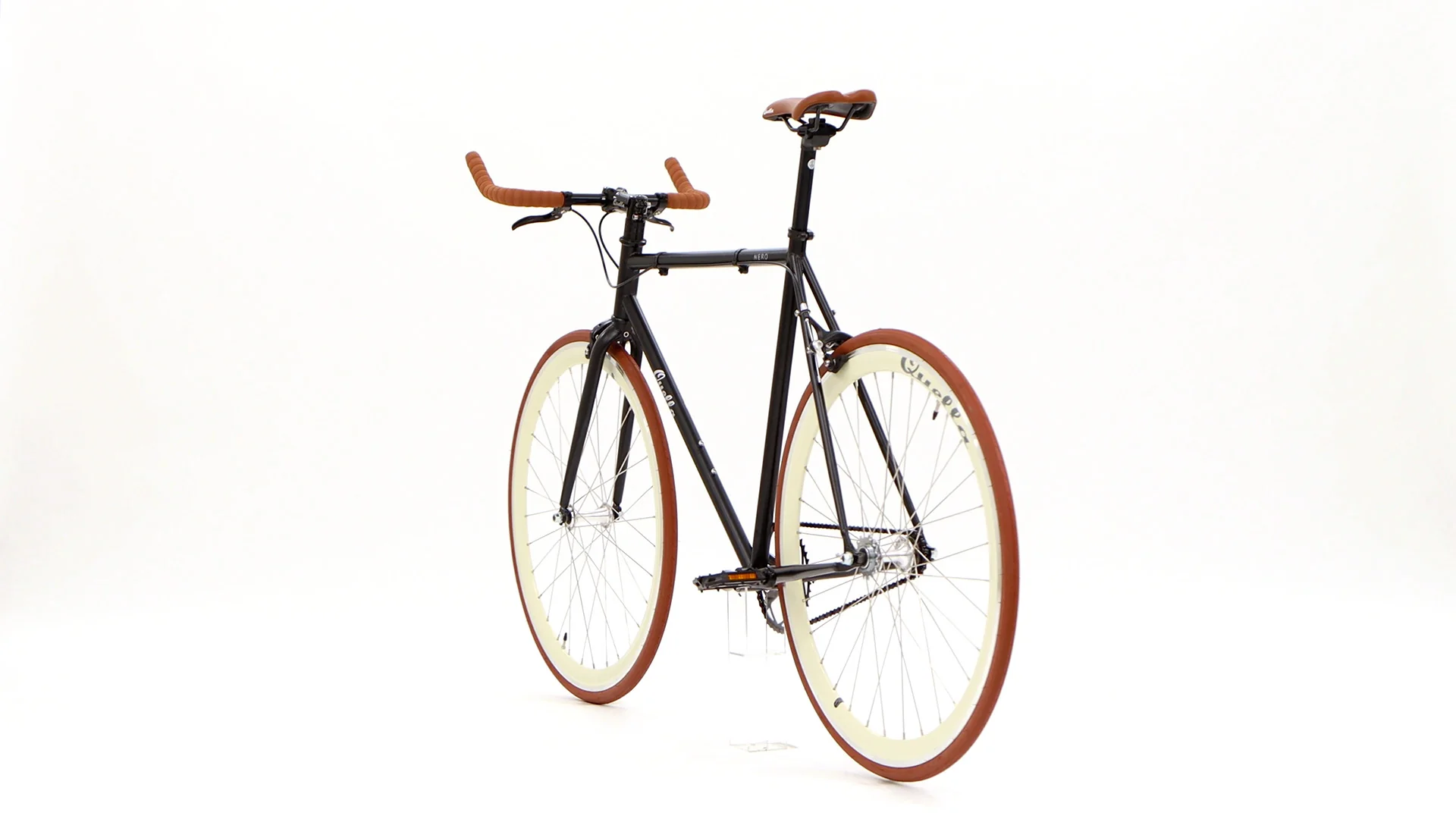 Nero Courier Cappuccino Single-Speed Bike - Image 36
