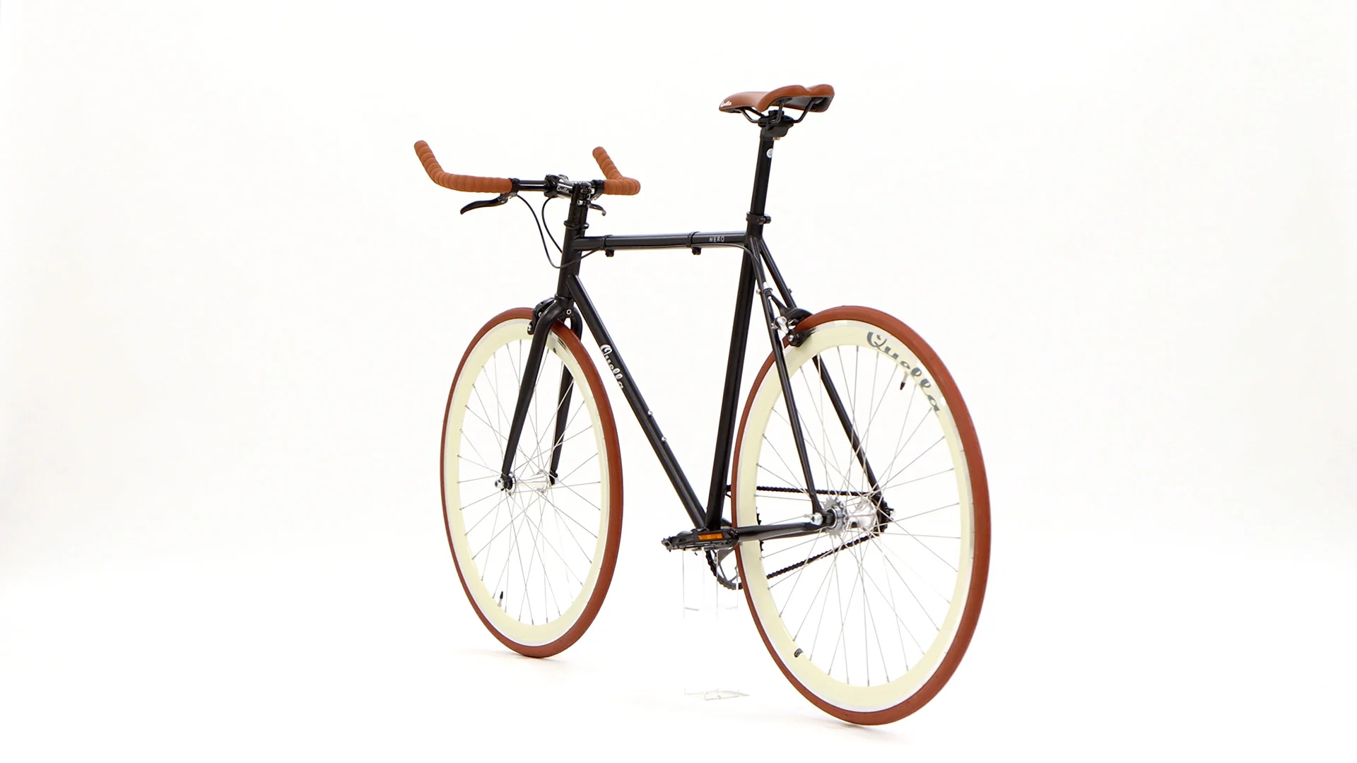 Nero Courier Cappuccino Single-Speed Bike - Image 37