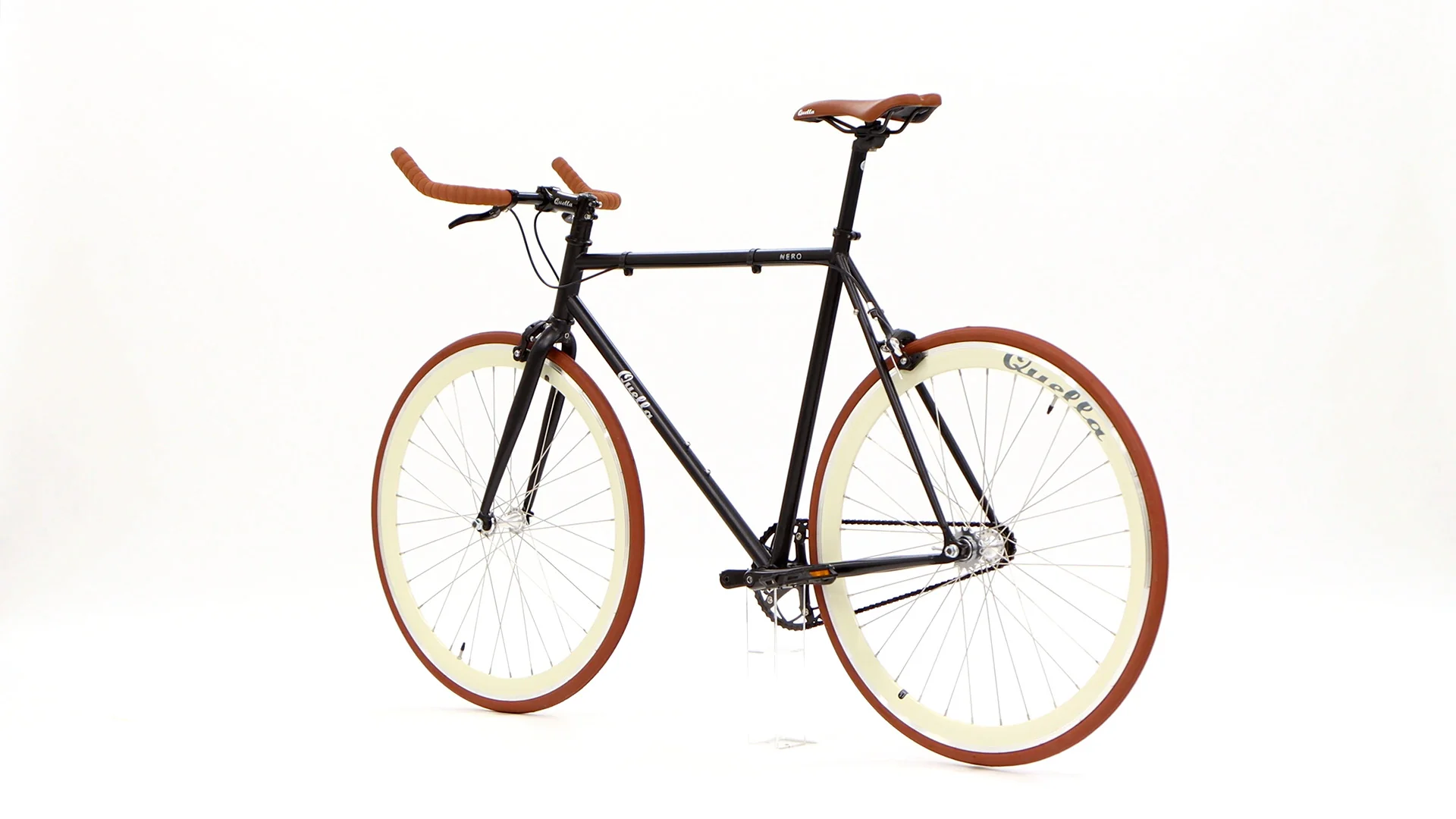 Nero Courier Cappuccino Single-Speed Bike - Image 40