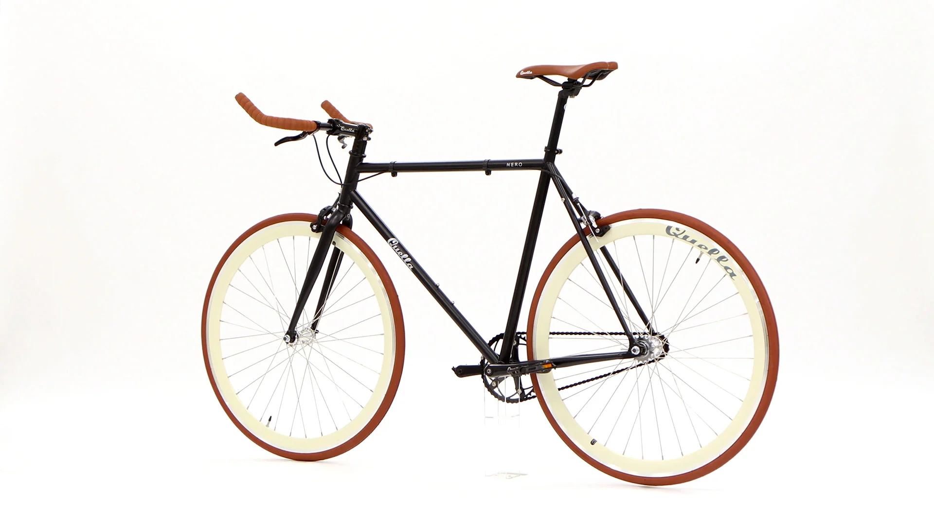 Nero Courier Cappuccino Single-Speed Bike - Image 42
