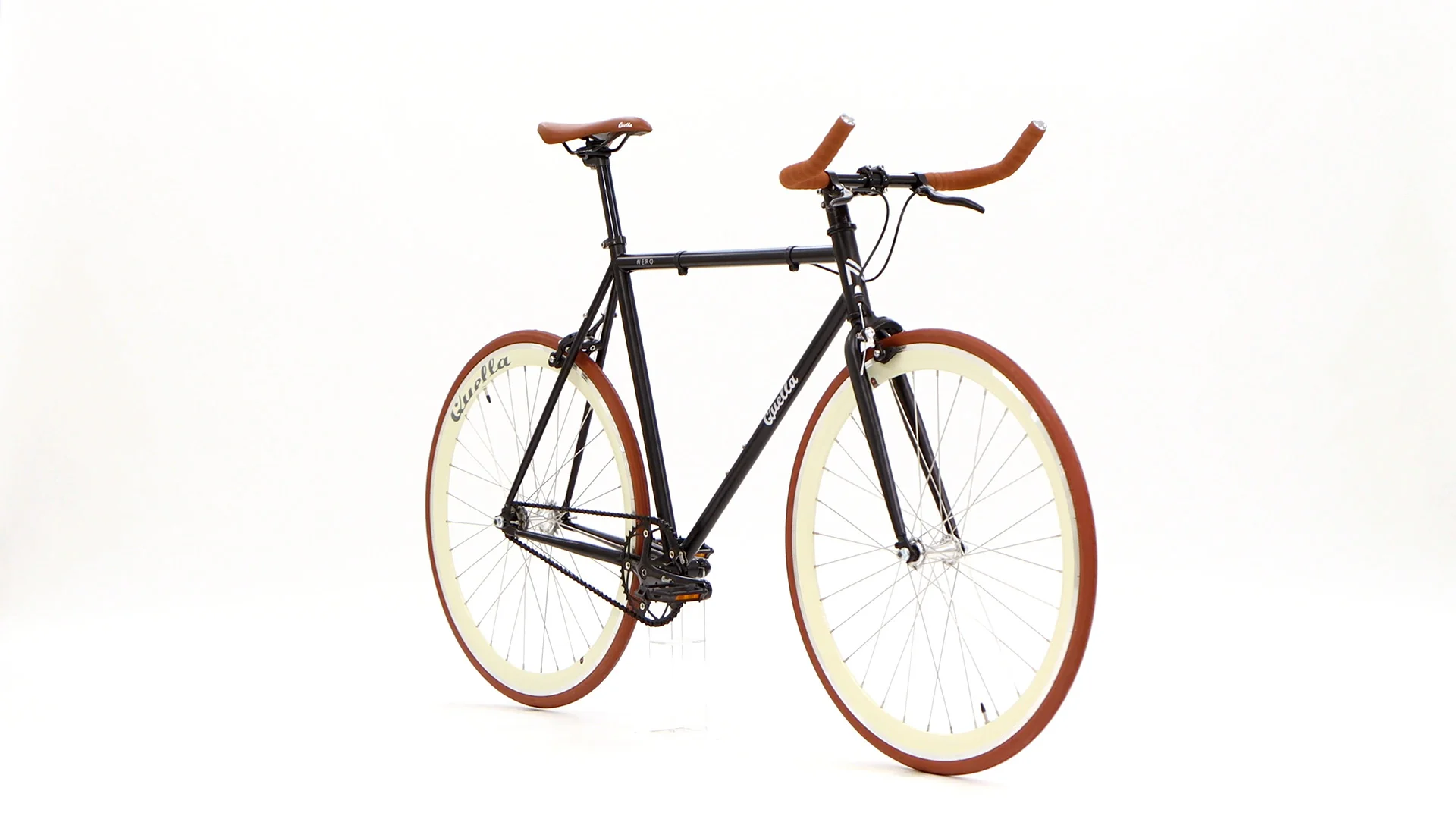 Nero Courier Cappuccino Single-Speed Bike - Image 73