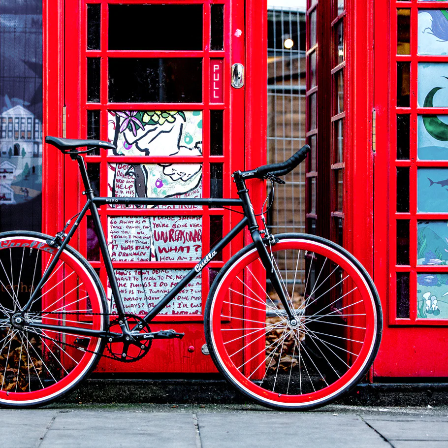 Nero Courier Red Single Speed Bike - Image 6