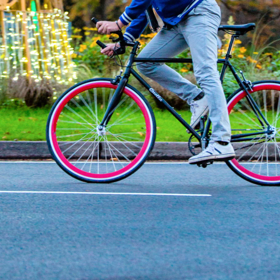 Nero Courier Red Single Speed Bike - Image 7