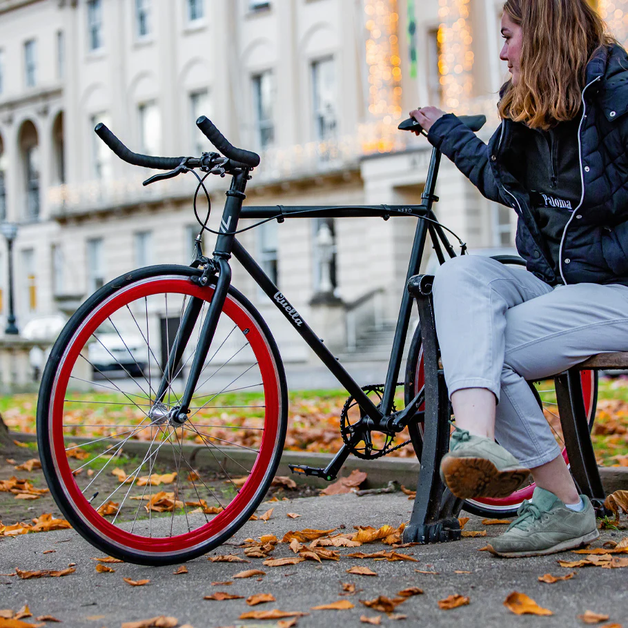 Nero Courier Red Single Speed Bike - Image 9