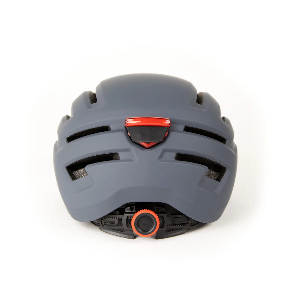 Quella Cycling Helmet with rechargeable Light - Midnight Grey - Image 4