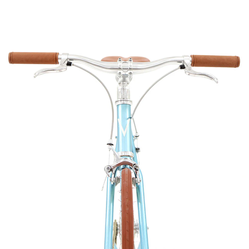 Varsity Cambridge Classic Electric Bicycle - Cream - Image 4