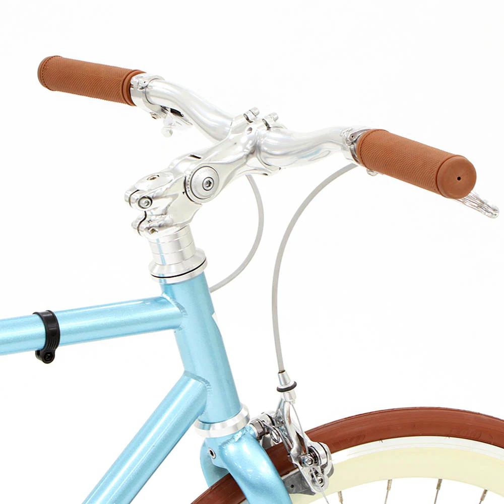 Varsity Cambridge Classic Electric Bicycle - Cream - Image 7