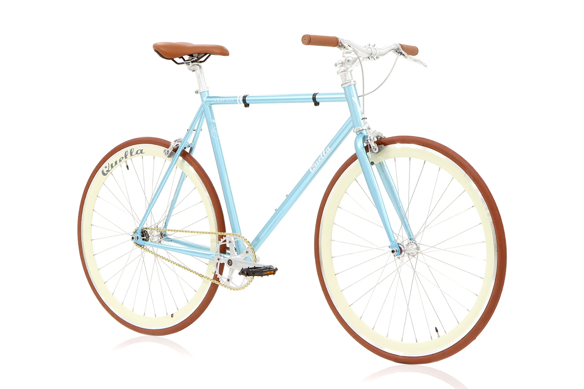 Varsity Cambridge Classic Single-Speed Bicycle - Cream - Image 2